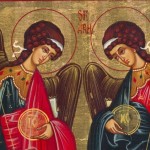The Holy Archangels Michael and Gabriel, between religion and myth